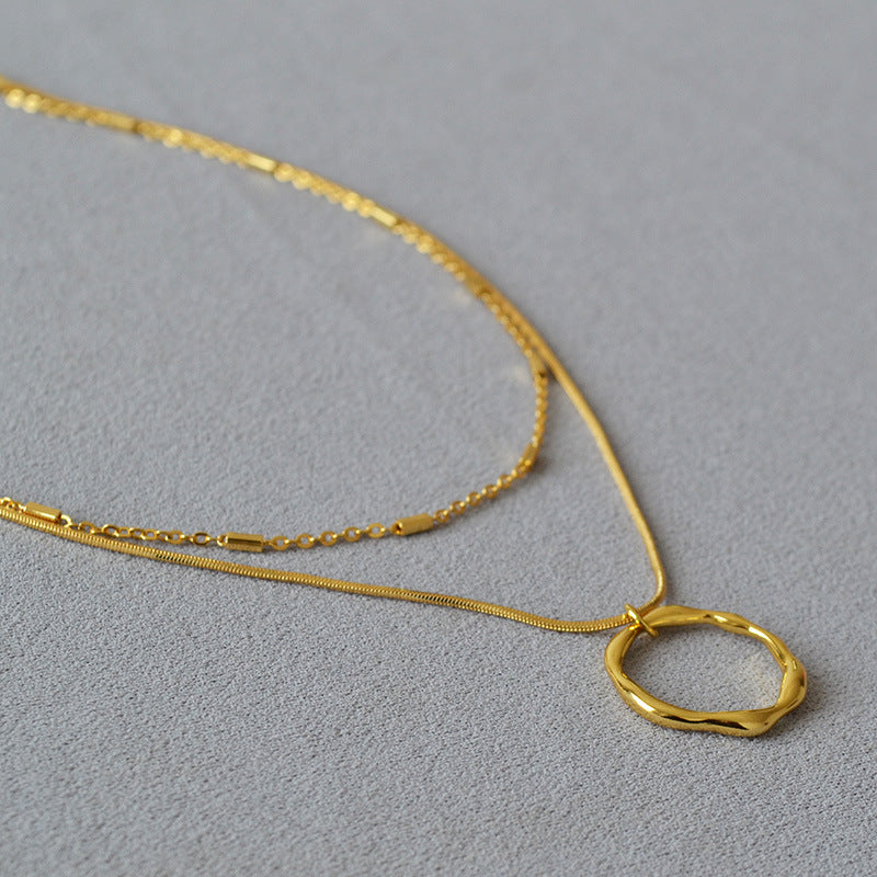 Delicate Artisan Gold Necklace
