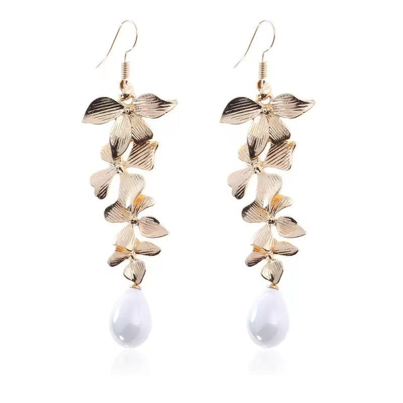 Delicate Artisan Pearl Earring