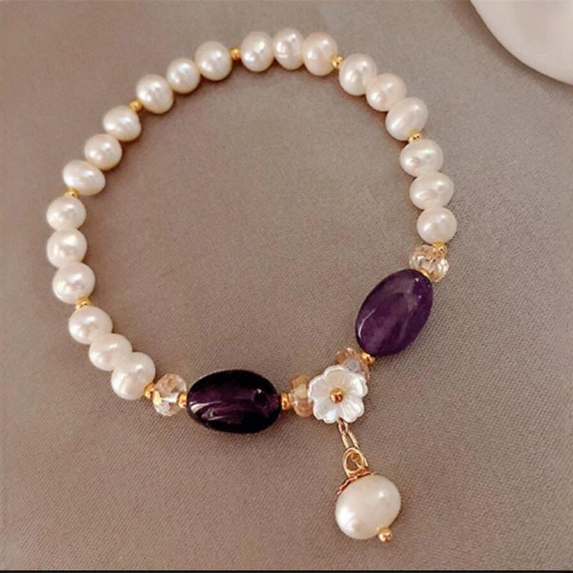 Delicate Artisan Pearl Bracelet
