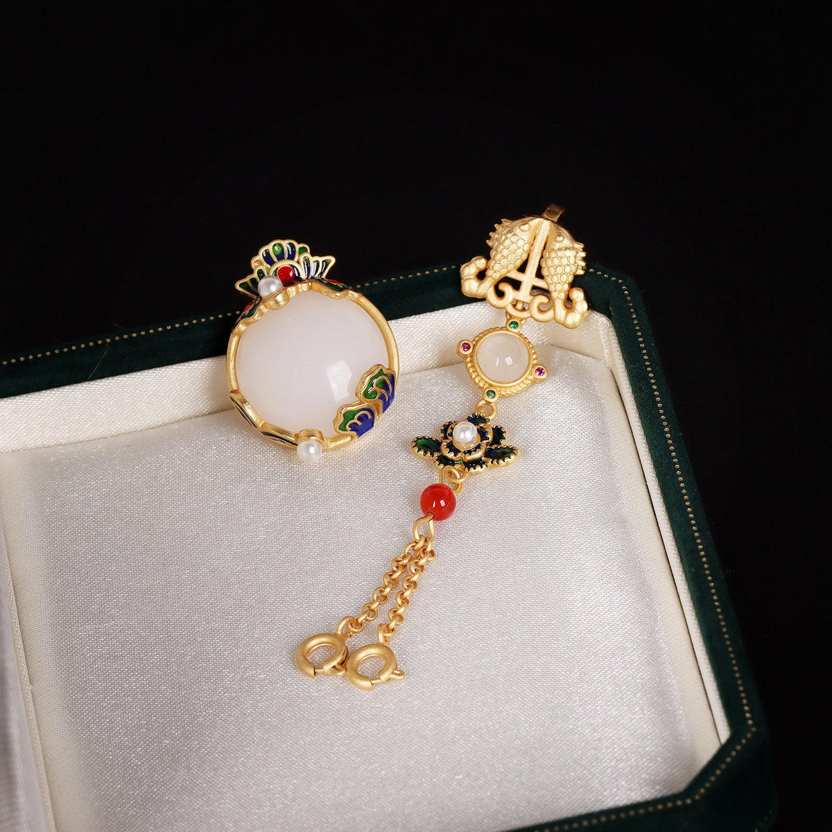 Delicate Artisan Gold Pendant