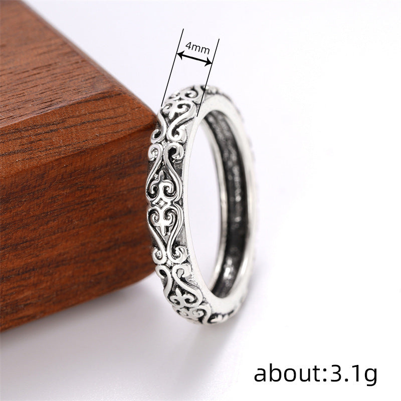Beautiful Silver Ring with Unique Style