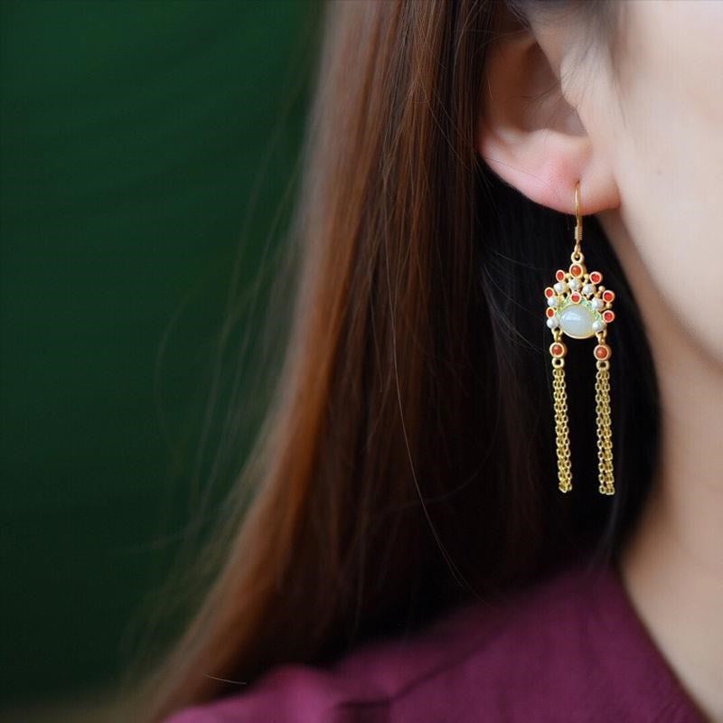 Delicate Artisan Silver Earring