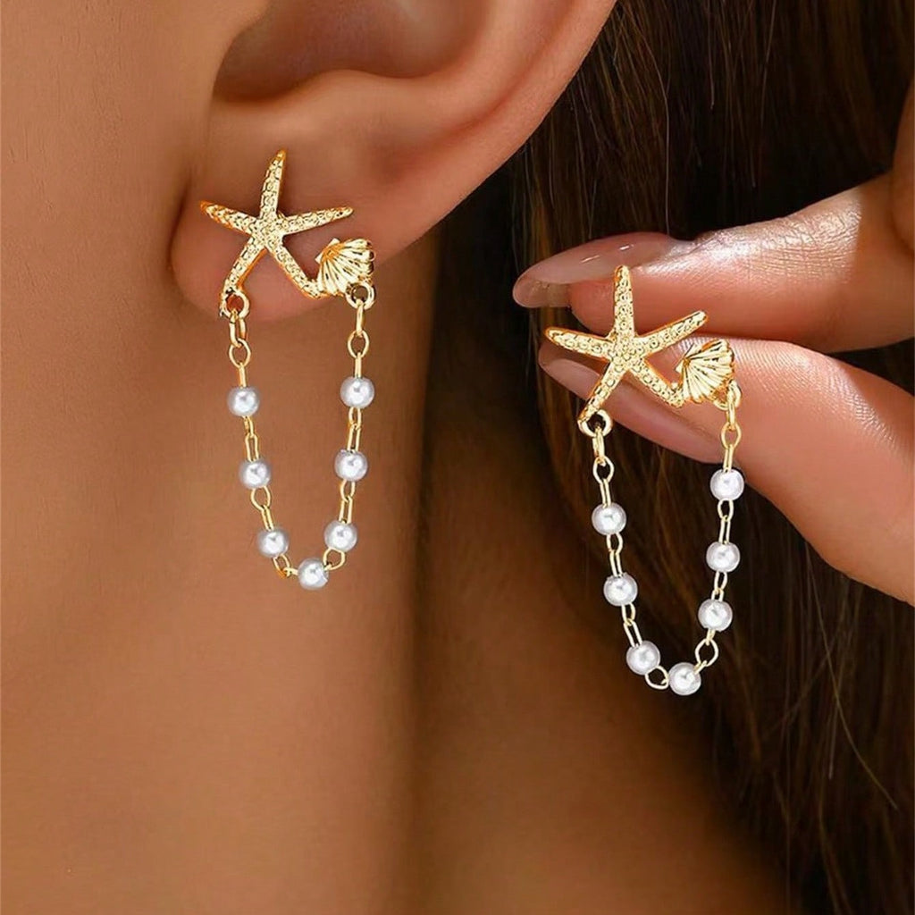 Delicate Artisan Pearl Earring