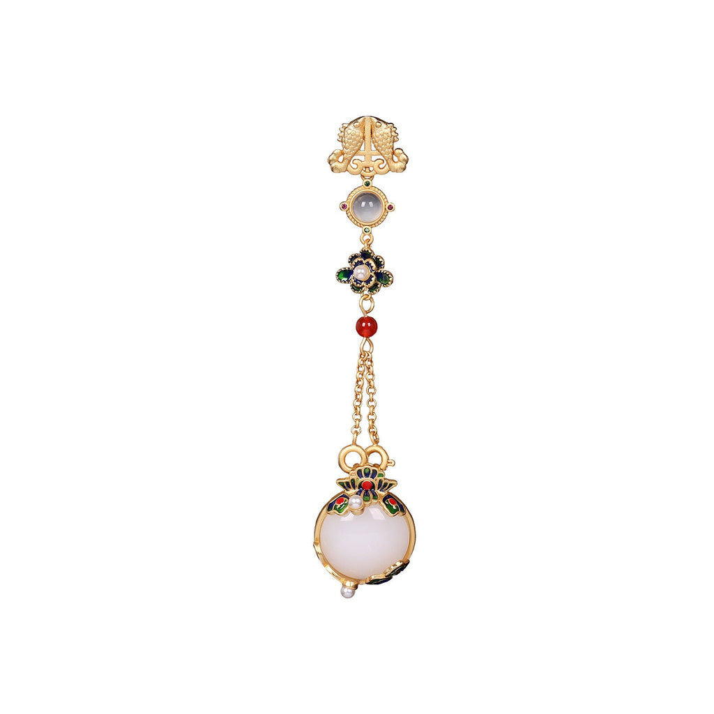 Delicate Artisan Gold Pendant