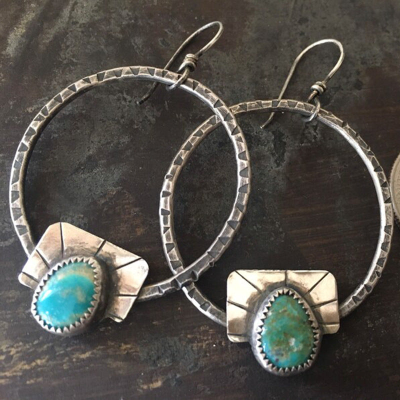 Vintage Handmade Silver Earring