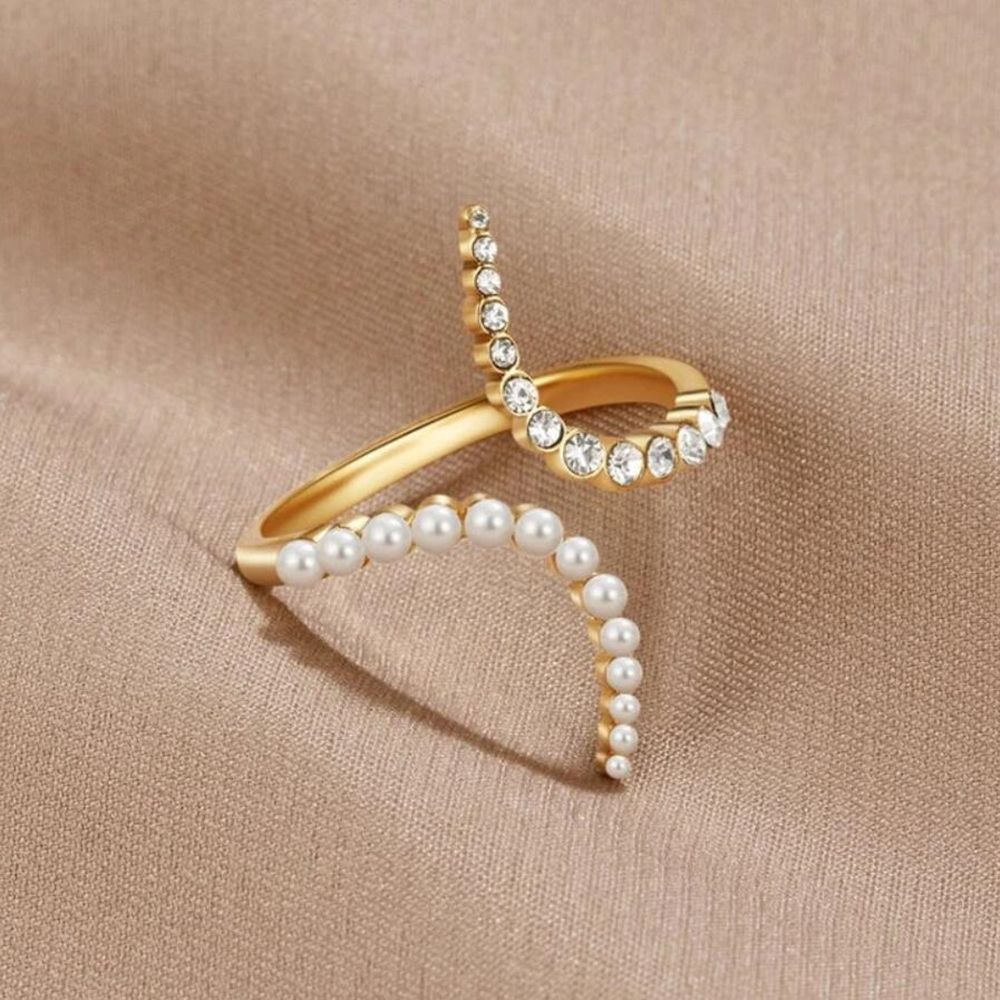 Delicate Artisan Gold Ring