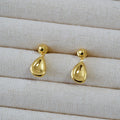 Vintage Handmade Gold Earring