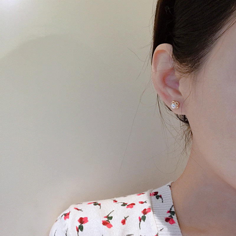 Delicate Artisan Pearl Earring
