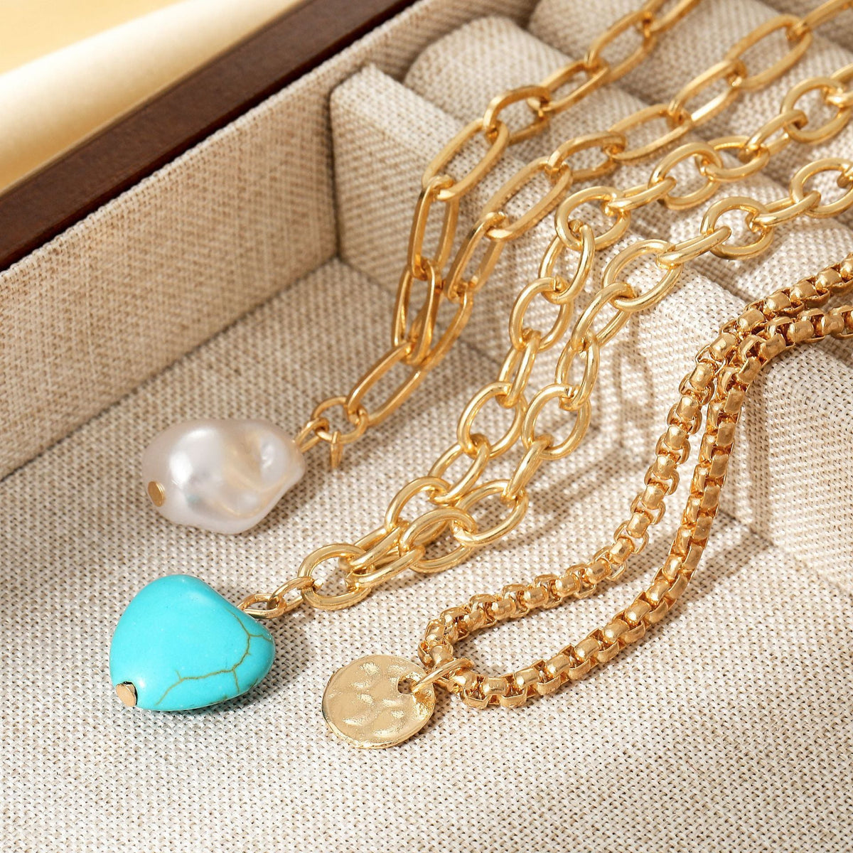 Delicate Artisan Pearl Set
