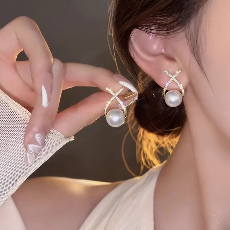 Delicate Artisan Pearl Earring