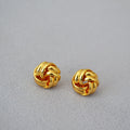 Vintage Handmade Gold Earring