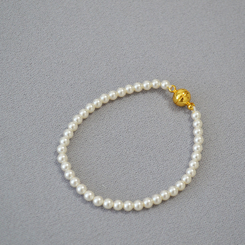 Delicate Artisan Pearl Necklace