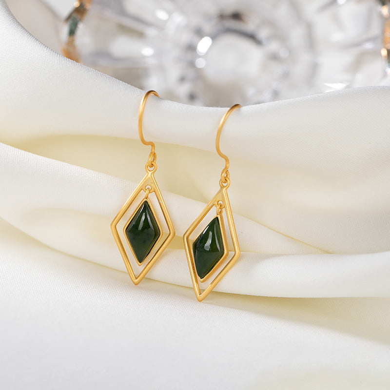 Delicate Artisan Gold Earring