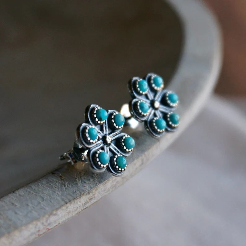 Delicate Artisan Silver Earring