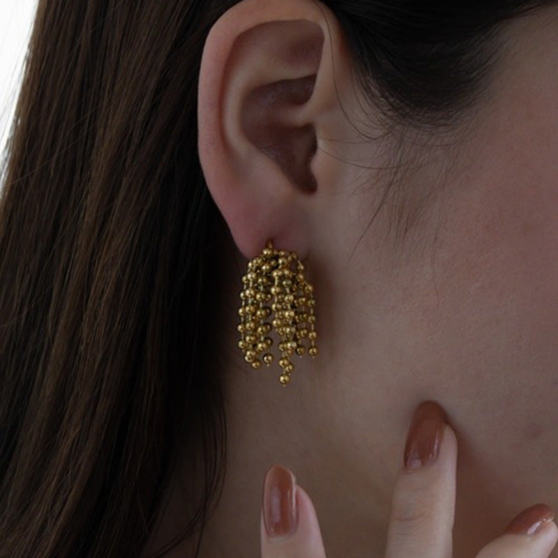 Delicate Artisan Silver Earring