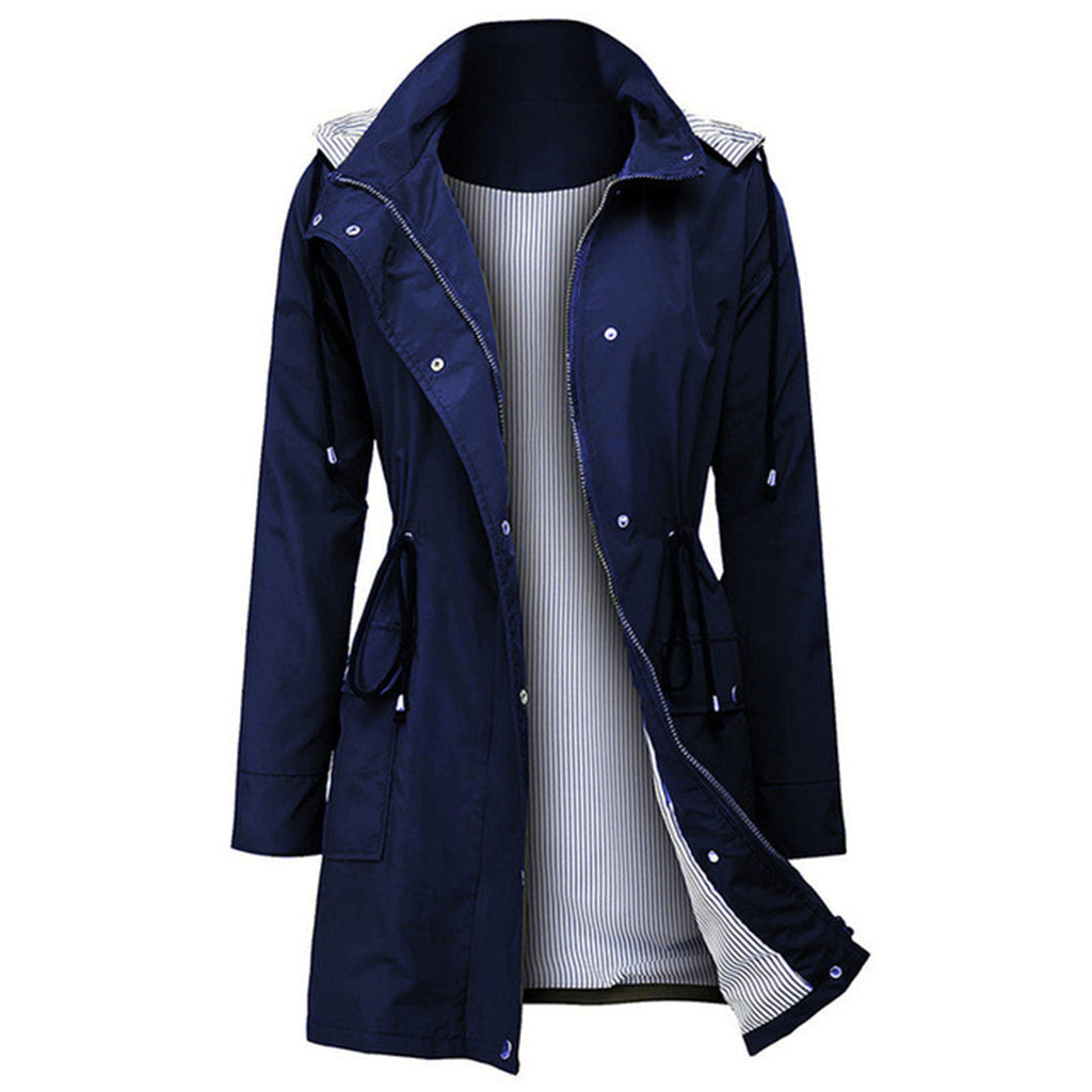 JO | Waterproof jacket with hood and buttons