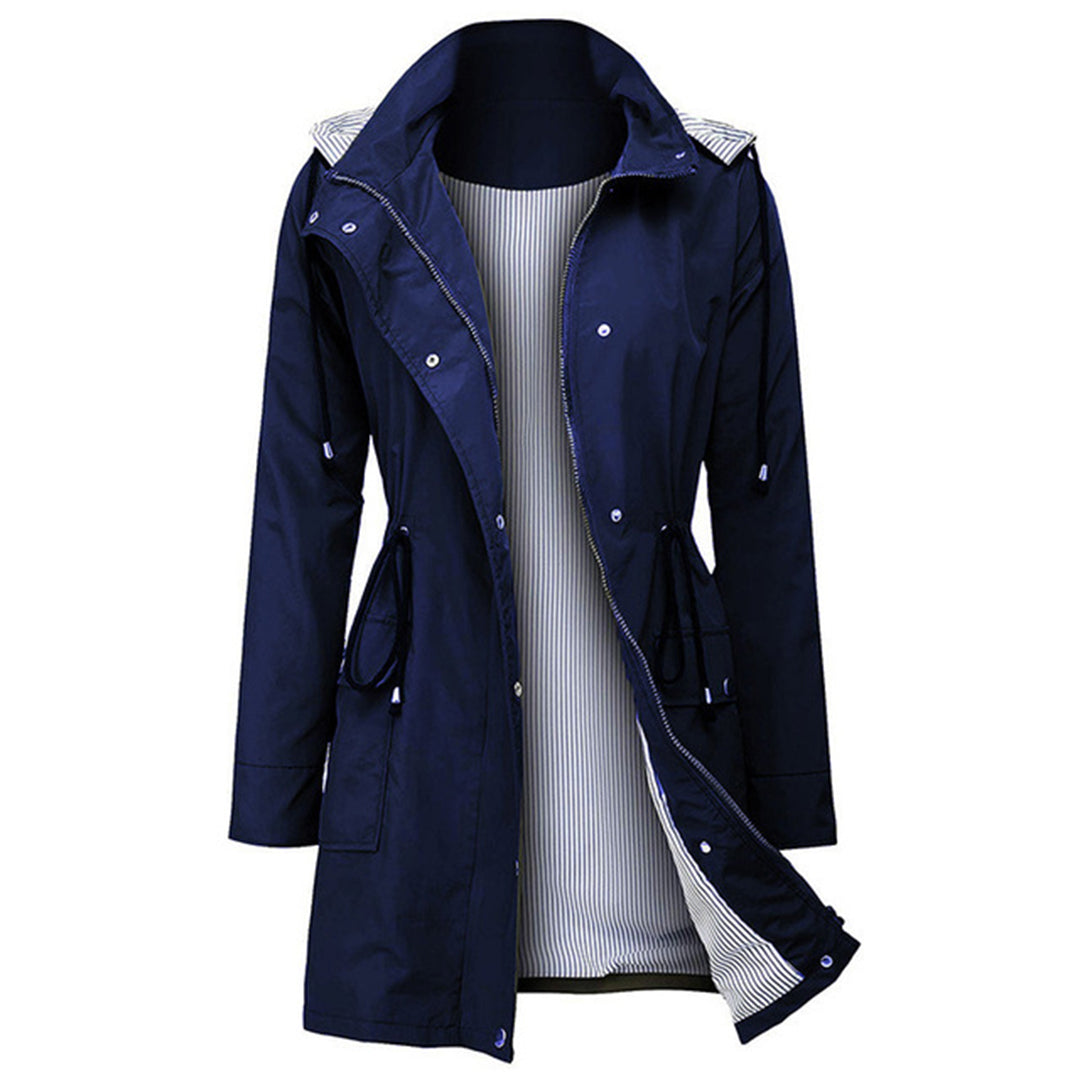 JO | Waterproof jacket with hood and buttons