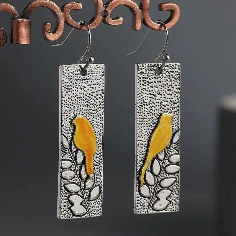 Vintage Handmade Silver Earring