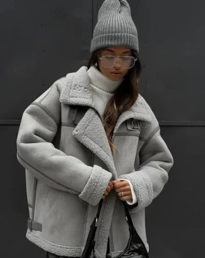 JO | Casual fur coat for women