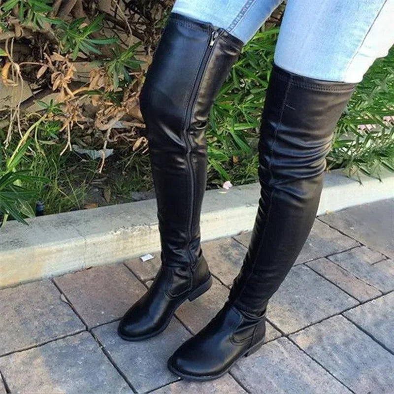 KS | Slim over-the-knee boots