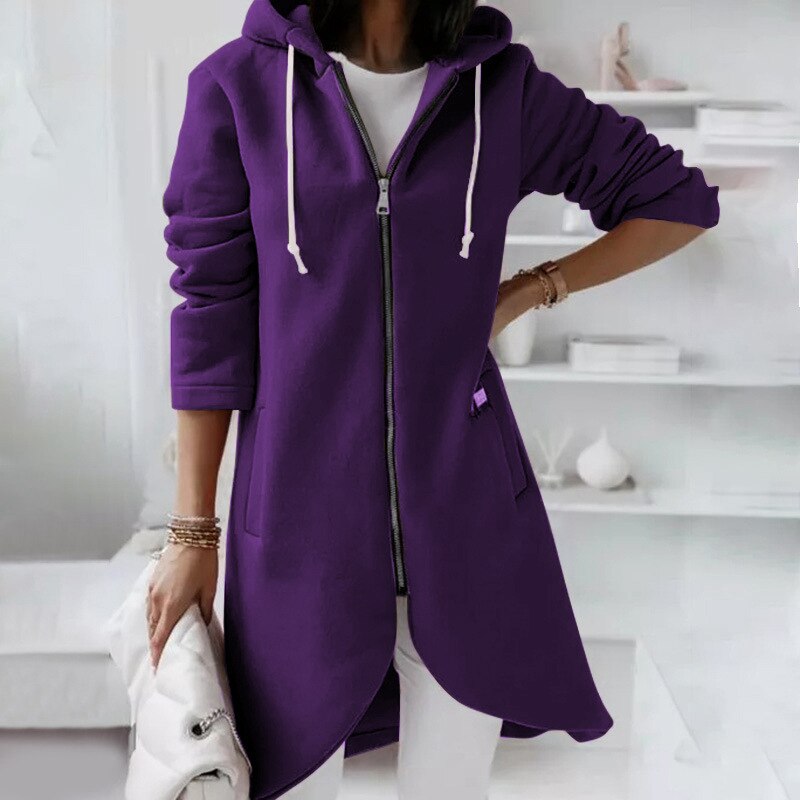 JO | Mid-length jacket with hood