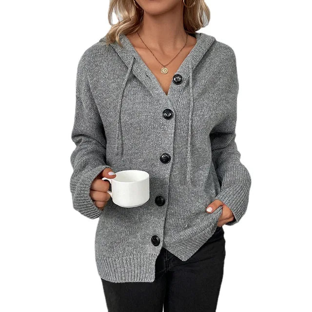 JO | Cozy cardigan with hood