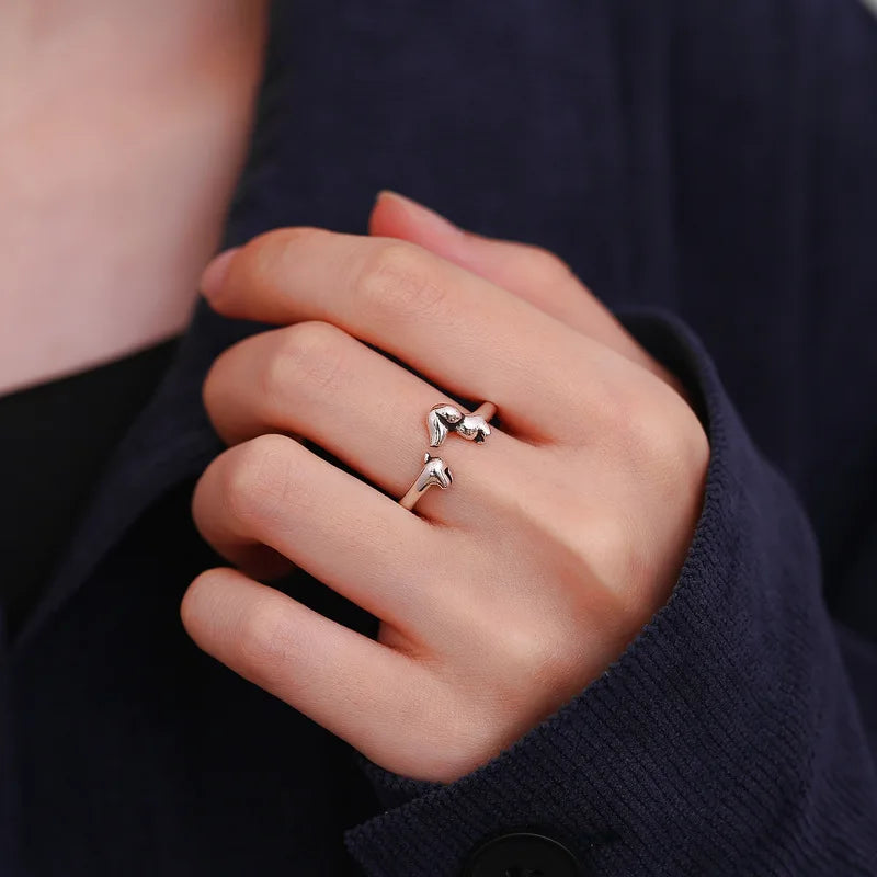 Beautiful Silver Ring with Unique Style