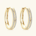 Bright Gold Hoop Earrings