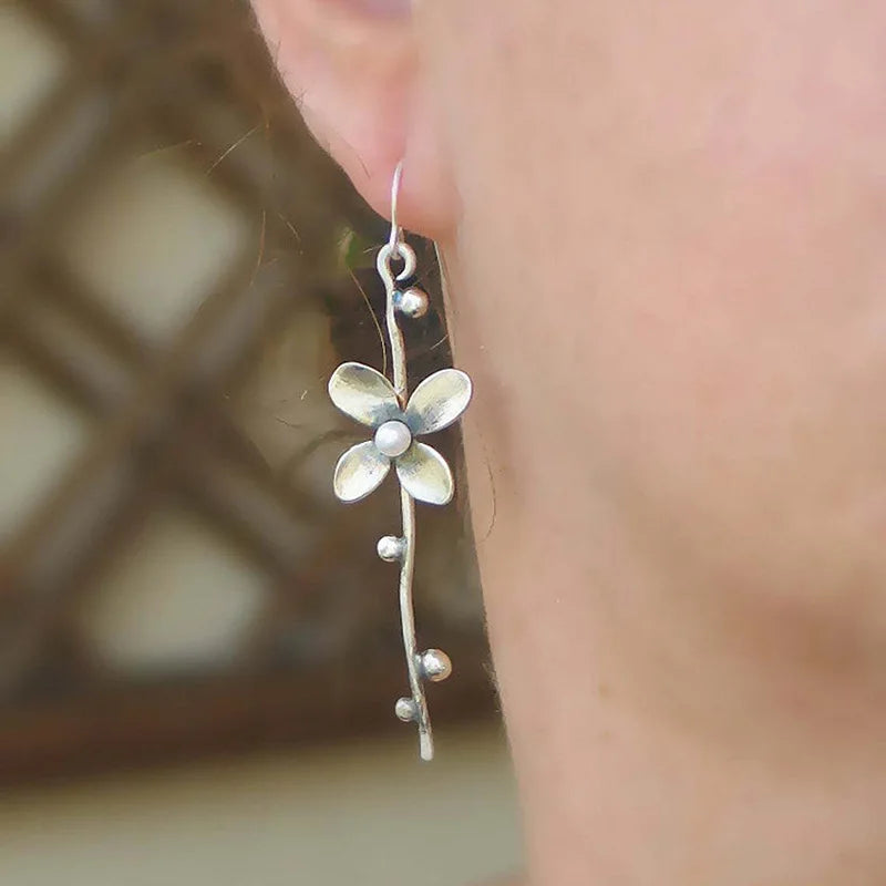 Classic Silver Earring with Timeless Appeal