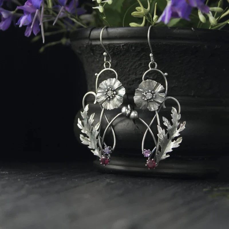 Romantic Silver Earring for Special Moments