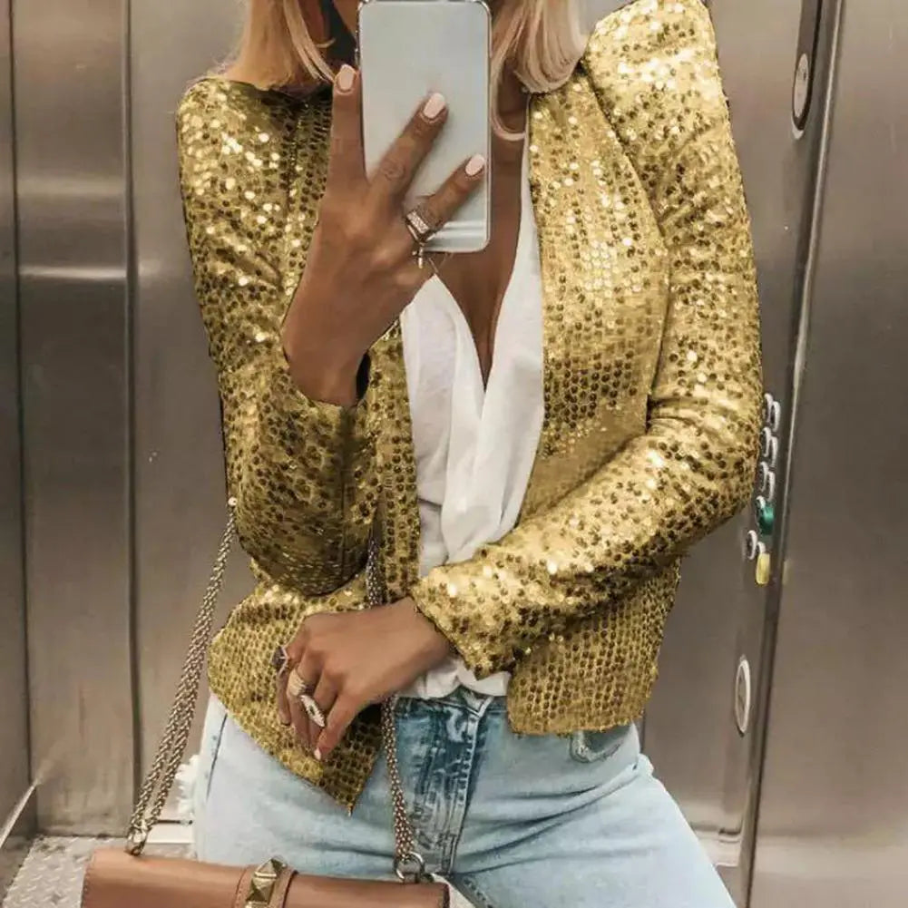 JO | elegant sequin blazer