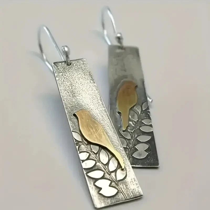 Vintage Handmade Silver Earring