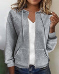 JO | Casual jacket with pocket in solid color