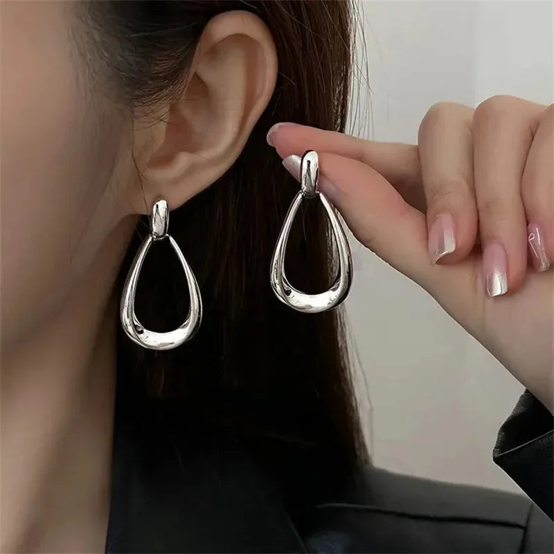 Classic Silver Earring with Timeless Appeal