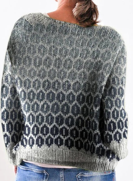 JO | Gray sweater with details