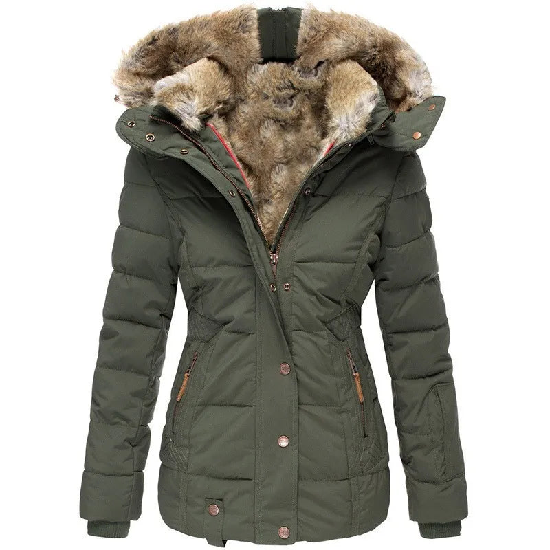 JO | Jacket for women with collar and fur