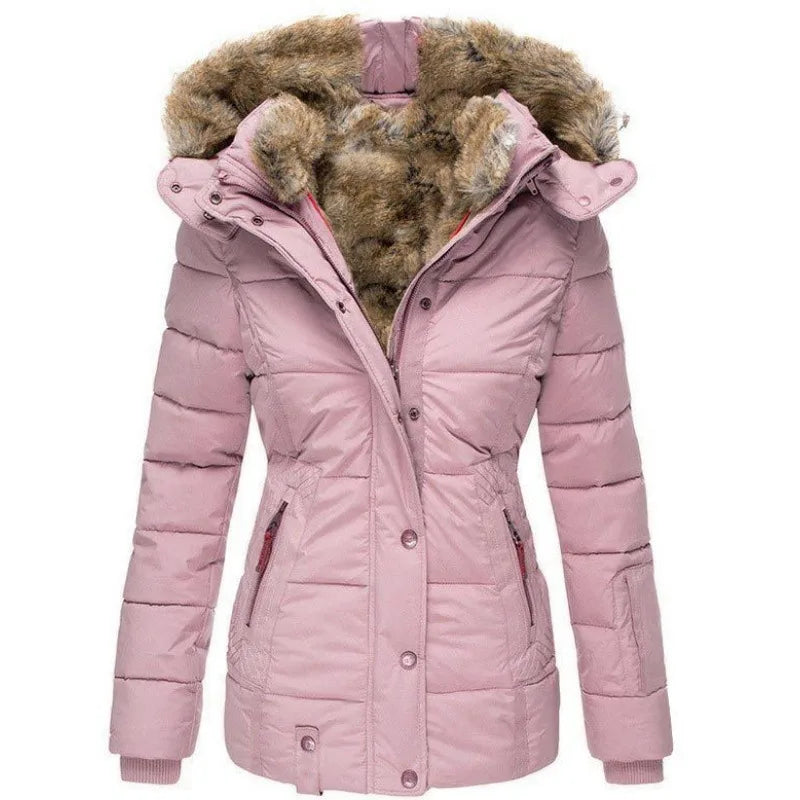 JO | Jacket for women with collar and fur