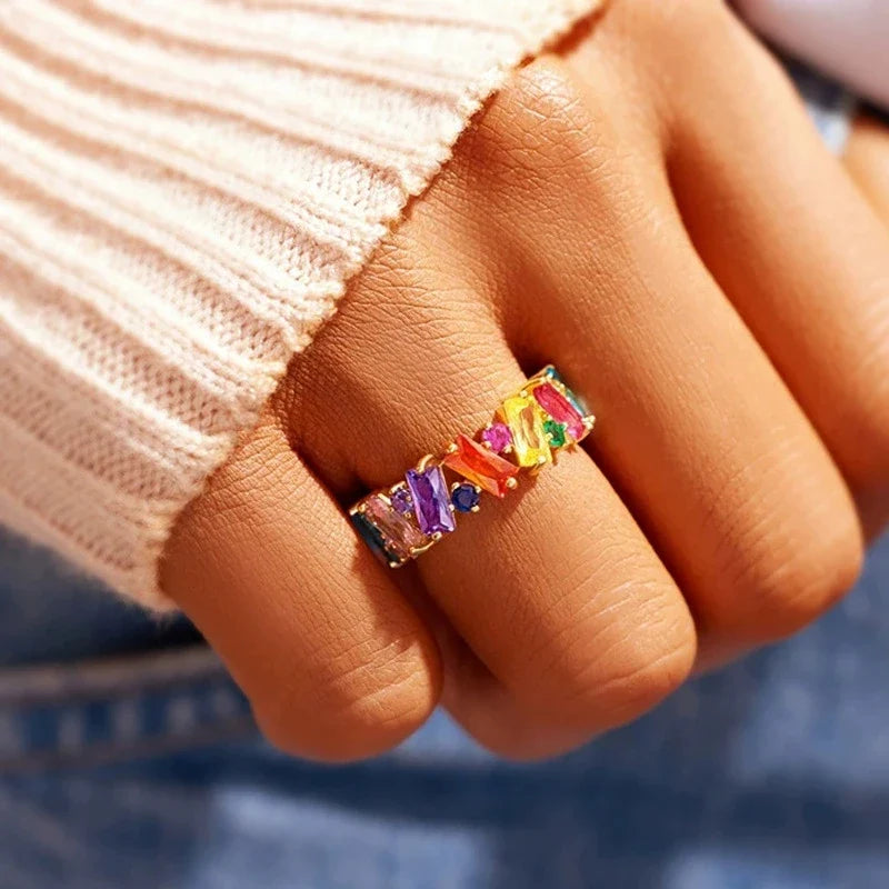 Delicate Artisan Gold Ring