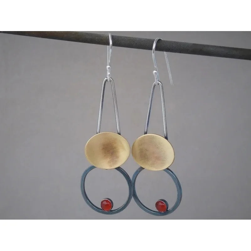 Vintage Handmade Silver Earring