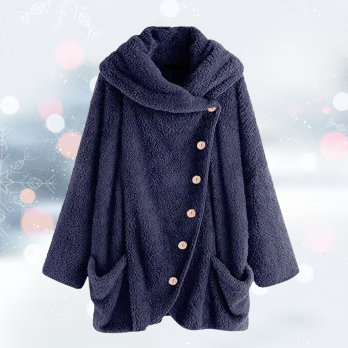 JO | Comfortable jacket with buttons for women