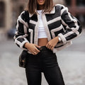 JO | Ladies jacket made of lambskin with seams