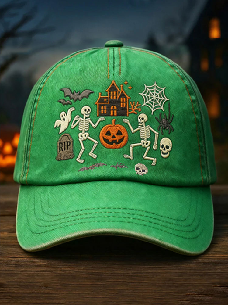 Halloween Printed Casual Unisex Hat artswardrobe
