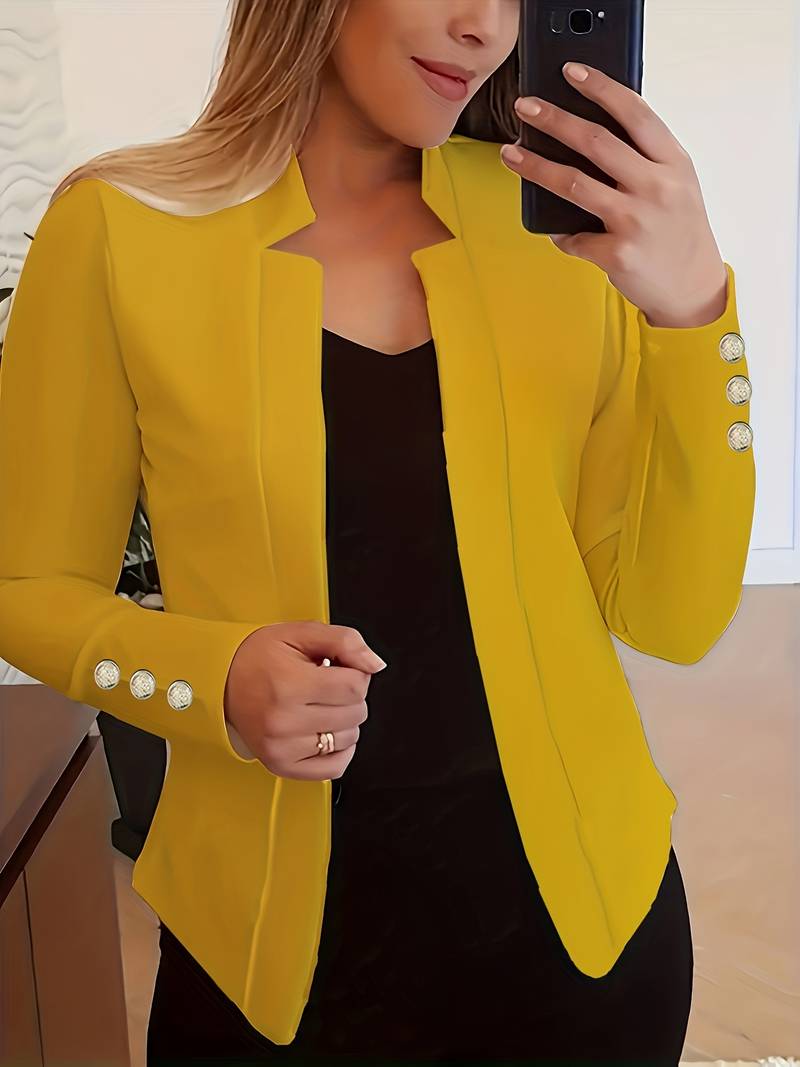 JO | casual blazer with long sleeves and buttons