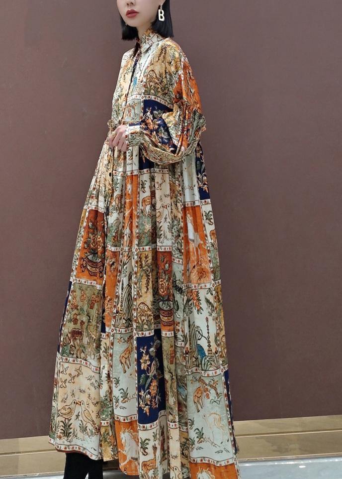 Style Tunics Lapel Exra Large Hem Vestidos De Lino Spring Dresses