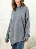 JO | Elegant sweater with side slits
