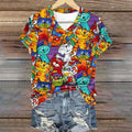 Comstylish Women's Retro Funny Animal Cat Printed T-shirt