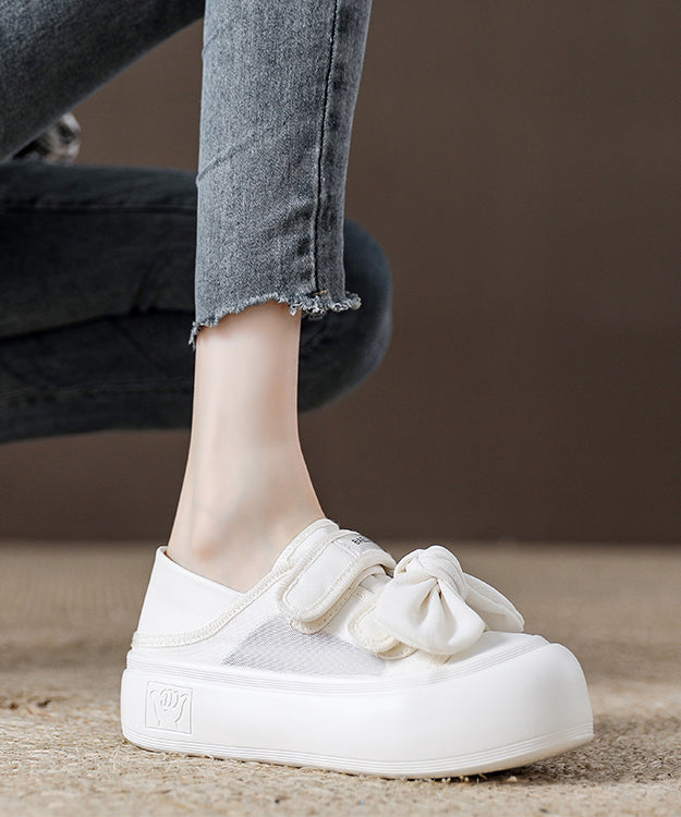 New Velcro Splicing Pink Board Shoes