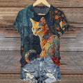 Women's Animal Print Casual T-Shirt elevenforest
