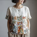 Mommy's Multi-colored Round-neck Top elevenforest