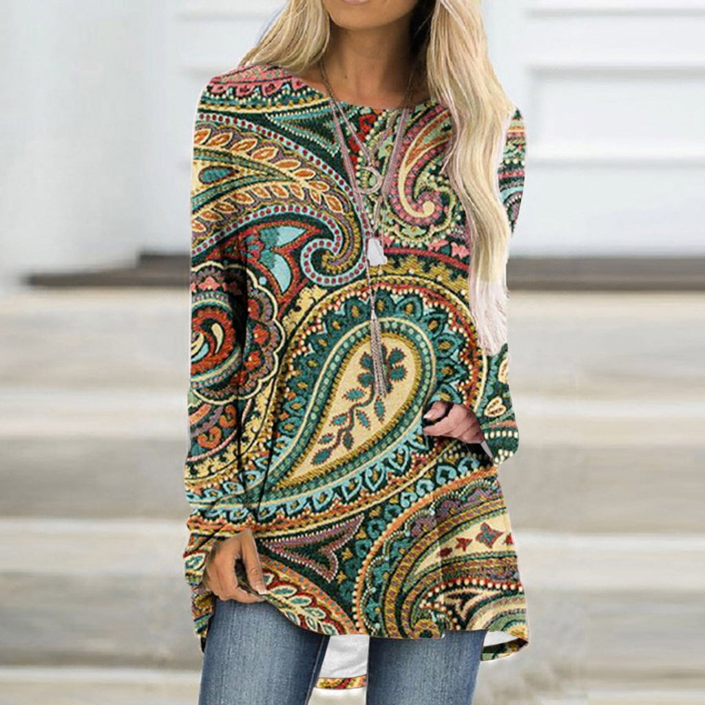 JO | Elegant sweater with mandala print